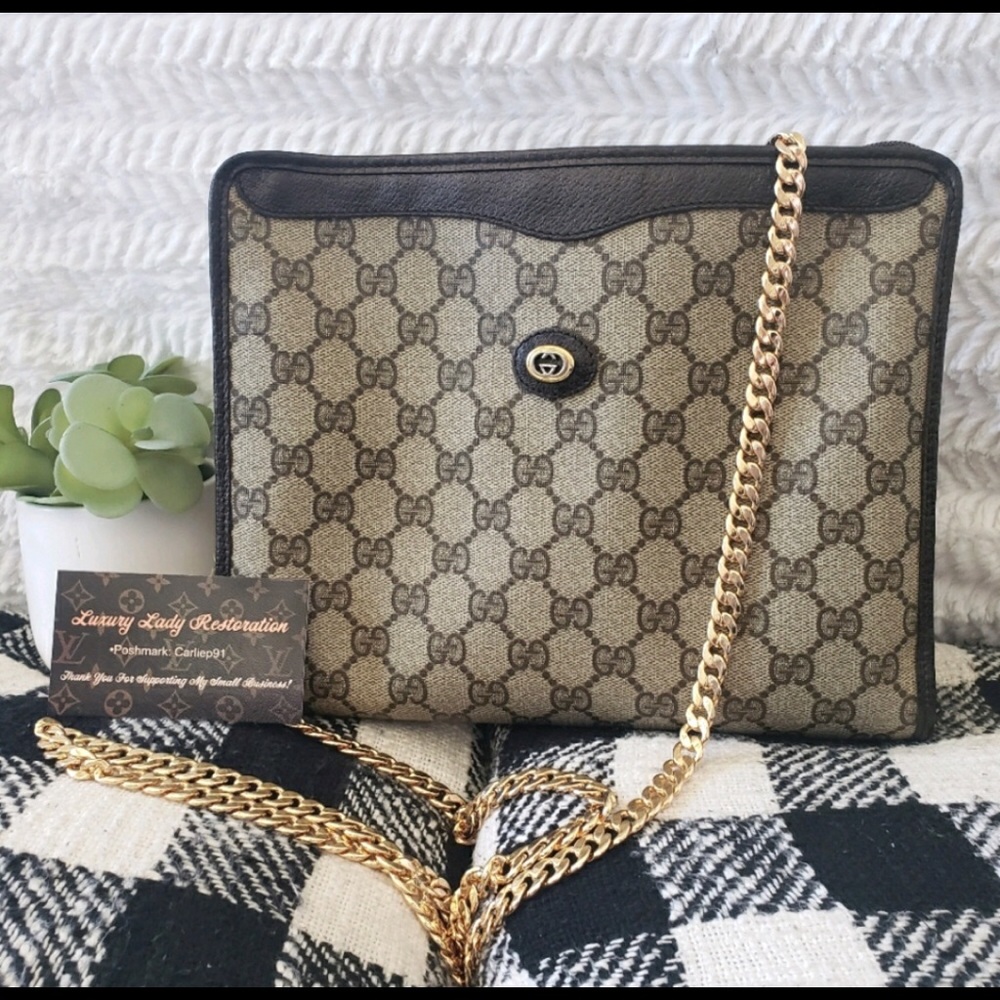 Authentic Vintage Gucci Accessory Pouch Crossbody